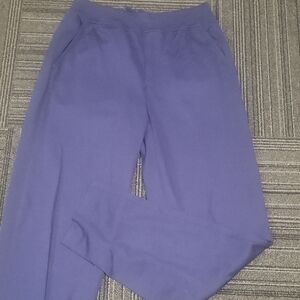 St. Croix Men's Navy Knit Drawstring Pants, Made In The USA. Size L